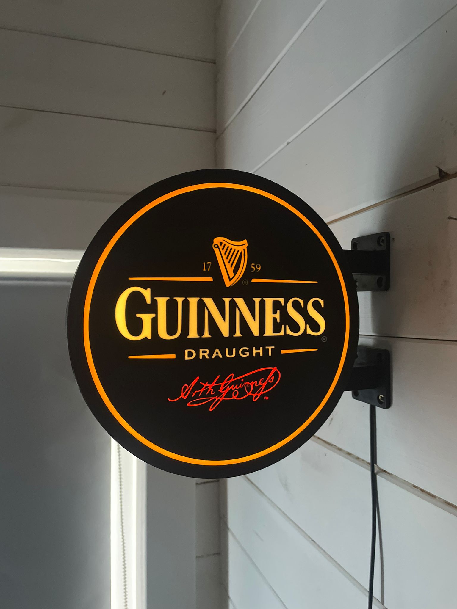 Double Sided Guinness LED Sign