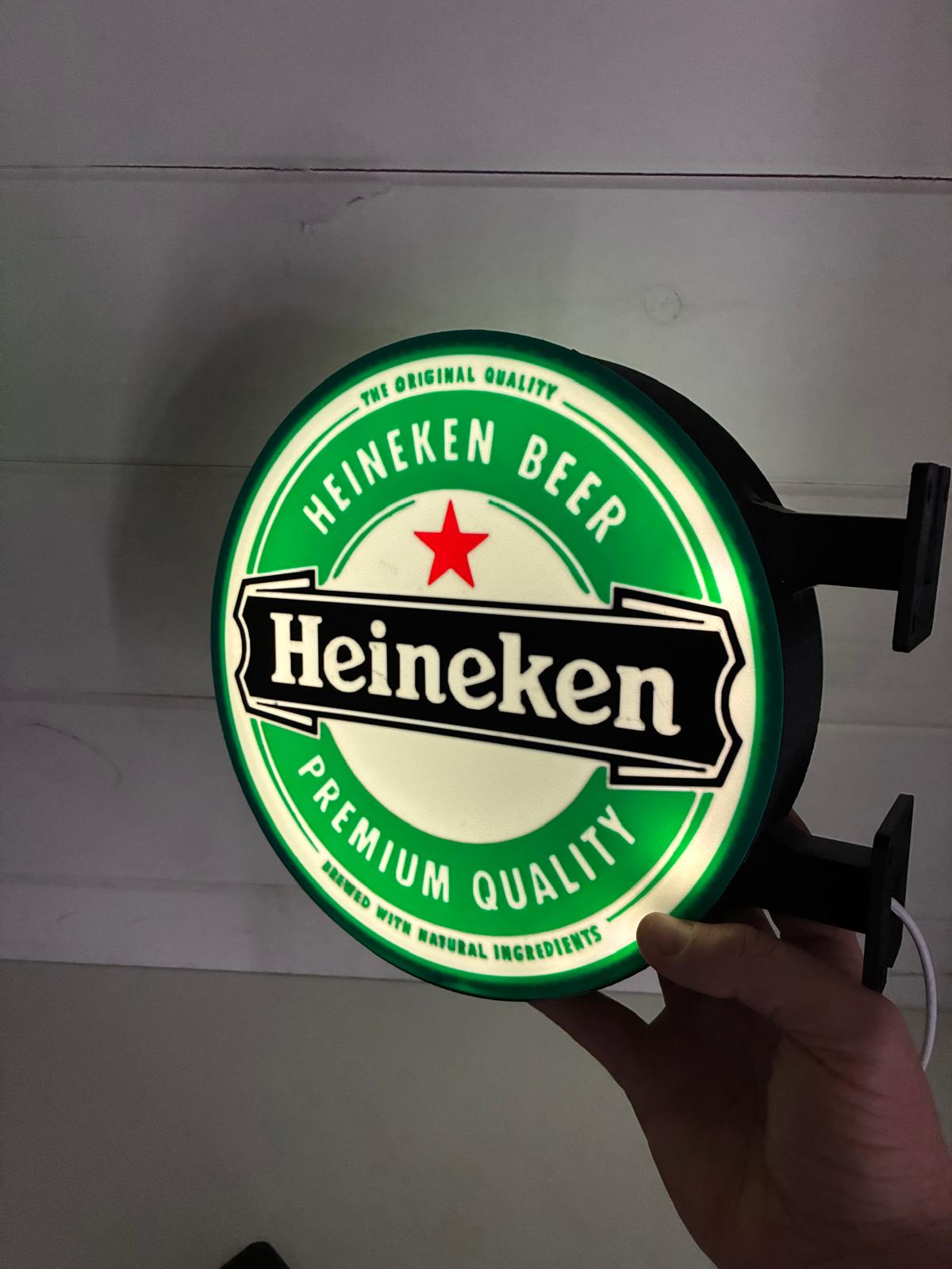 Double Sided Heineken LED Sign
