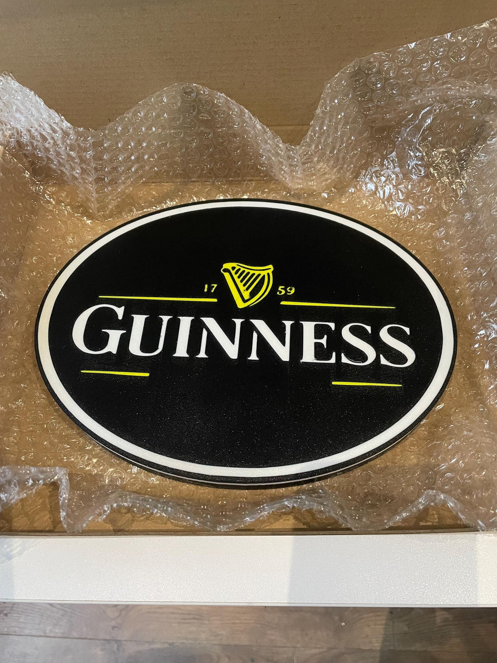 Guinness 1759 Light Box for Man Cave Decor, Pub Decor, Irish Home Bar
