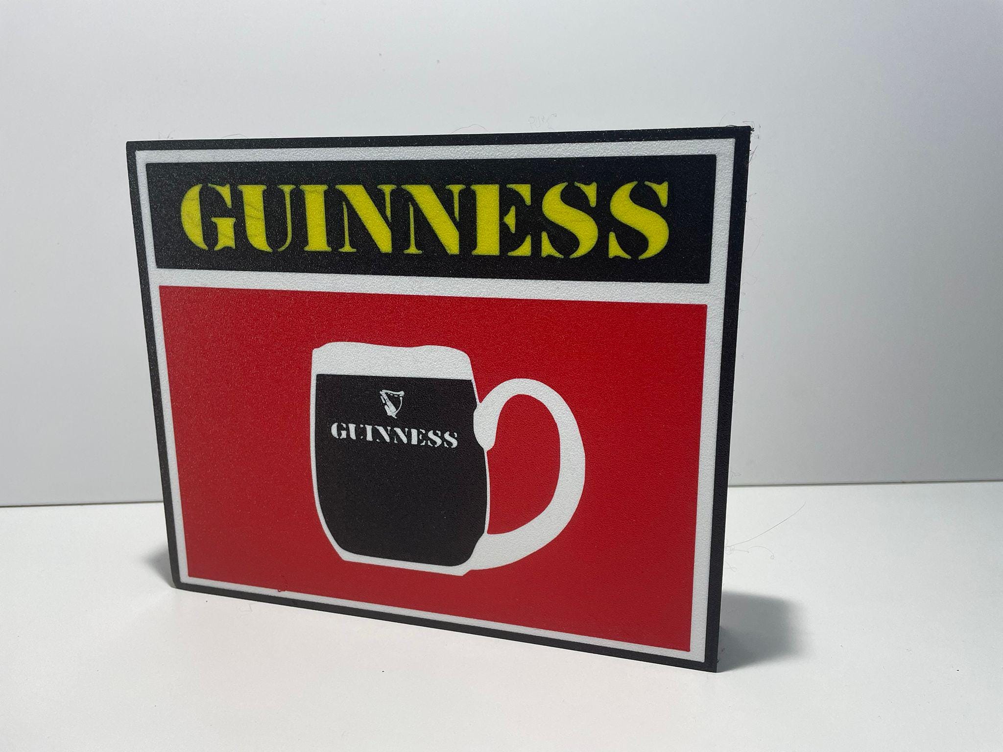 Guinness Tankard Light Box for Home Bar, Man Cave or Office Decor, Irish Pub Decor, Irish Home Bar