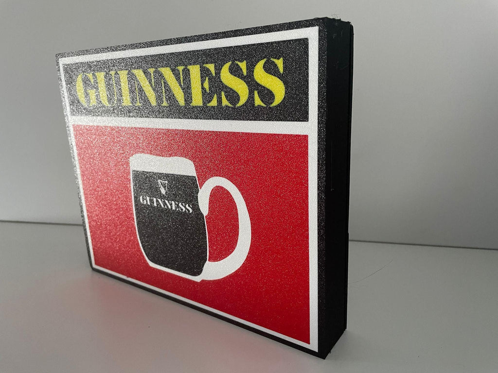 Guinness Tankard Light Box for Home Bar, Man Cave or Office Decor, Irish Pub Decor, Irish Home Bar
