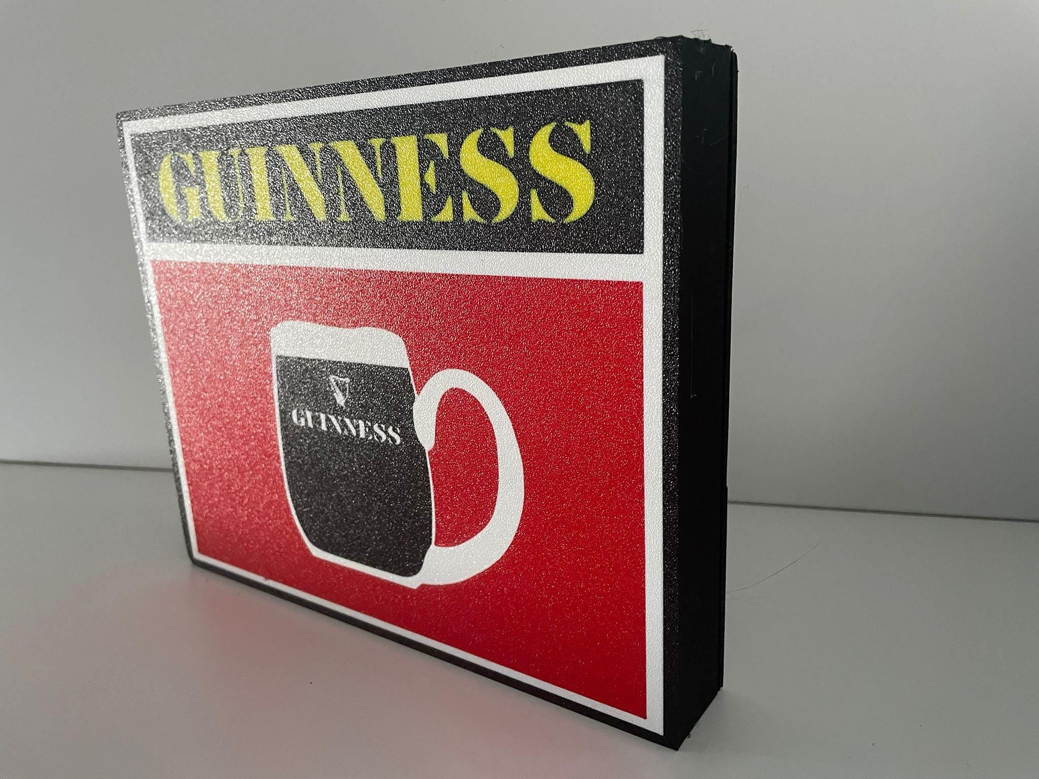 Guinness Tankard Light Box for Home Bar, Man Cave or Office Decor, Irish Pub Decor, Irish Home Bar